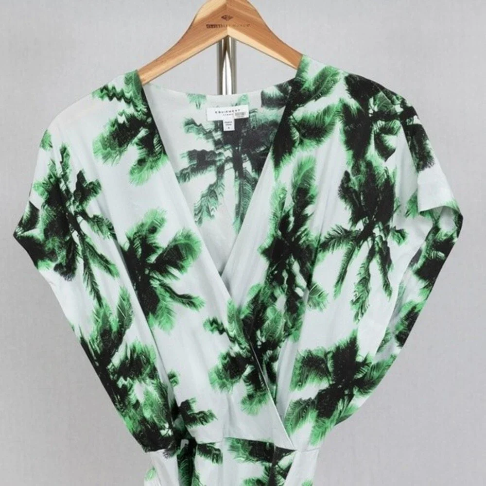 Equipment Femme Green Bijou Dress size 6